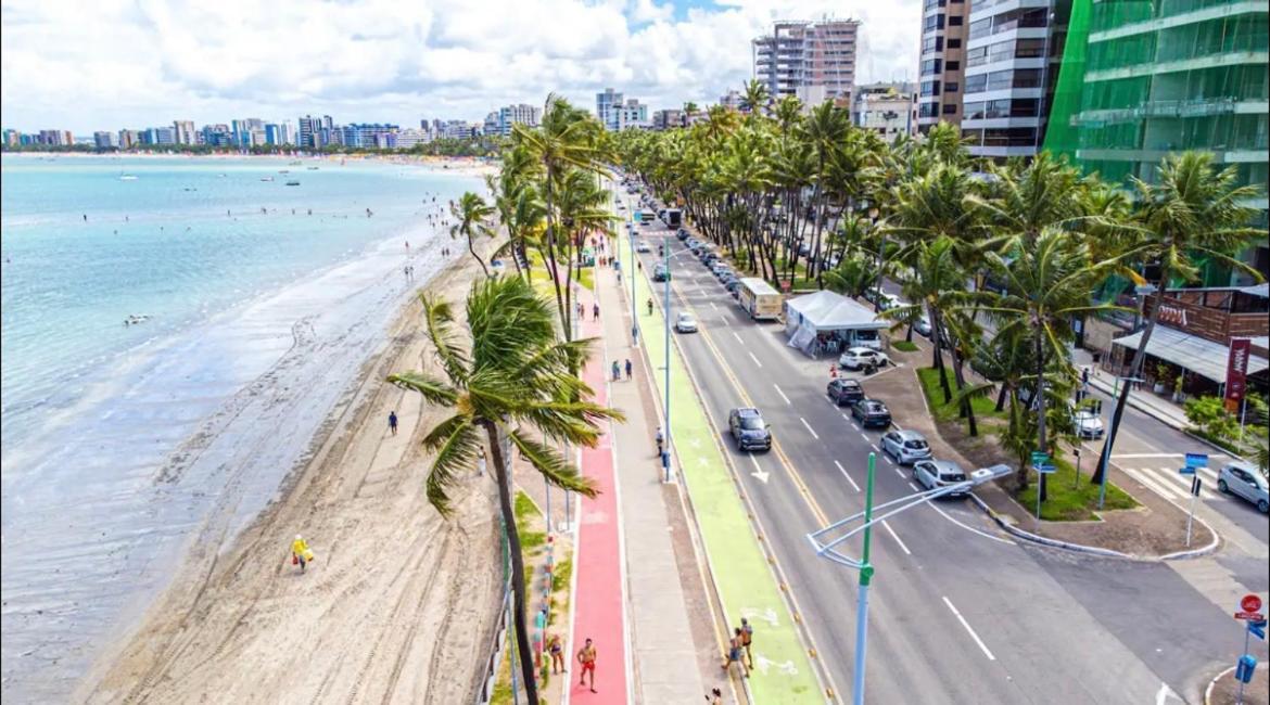 Jtr-Condominio A Beira Mar Maceio  Bagian luar foto